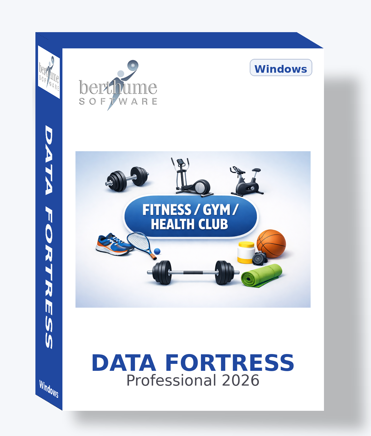 Data Fortress Fitness / Gym / Health Club - Software Box