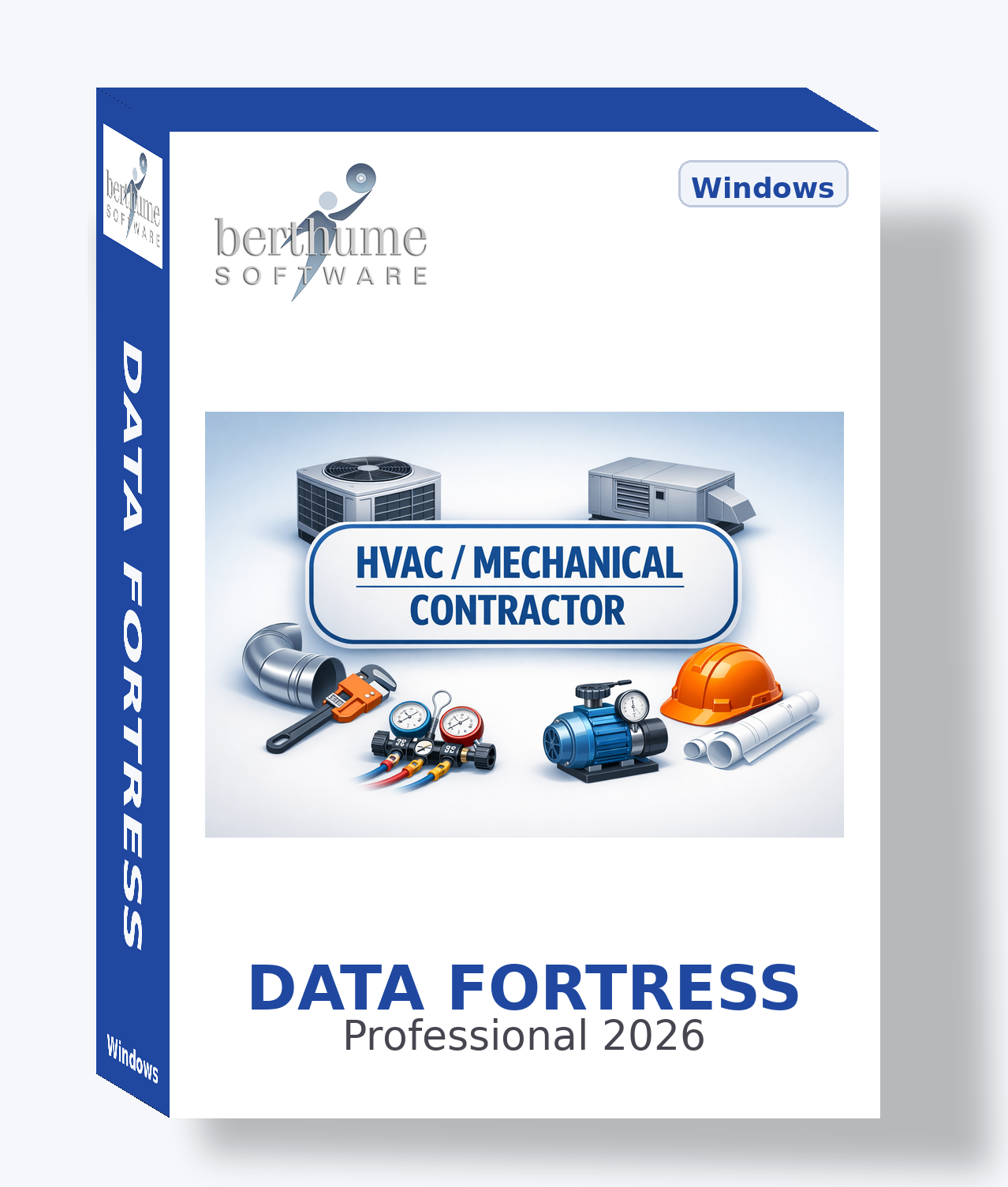 Data Fortress HVAC / Mechanical Contractor Collection - Software Box