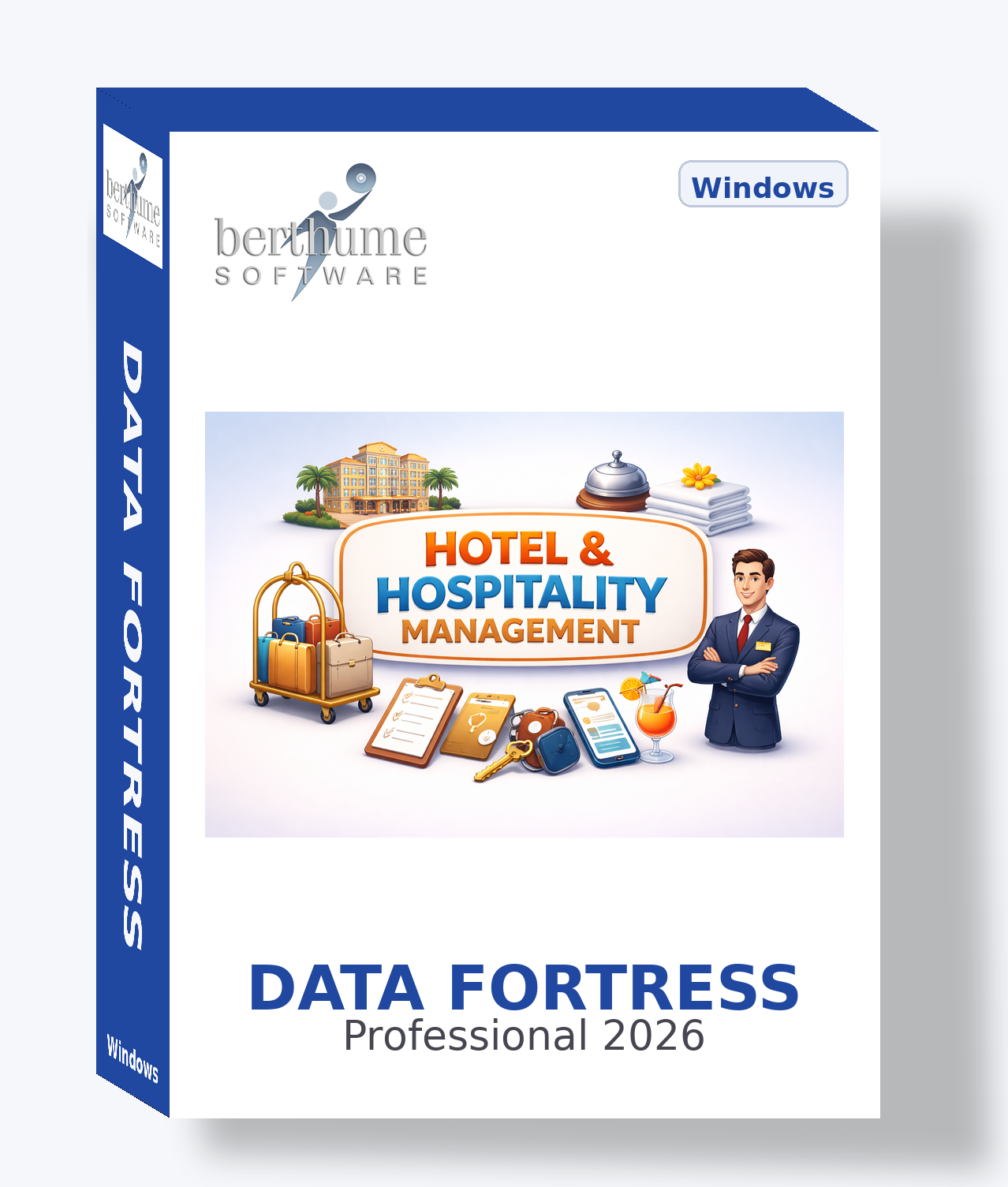 Data Fortress Hotel / Hospitality Management - Software Box