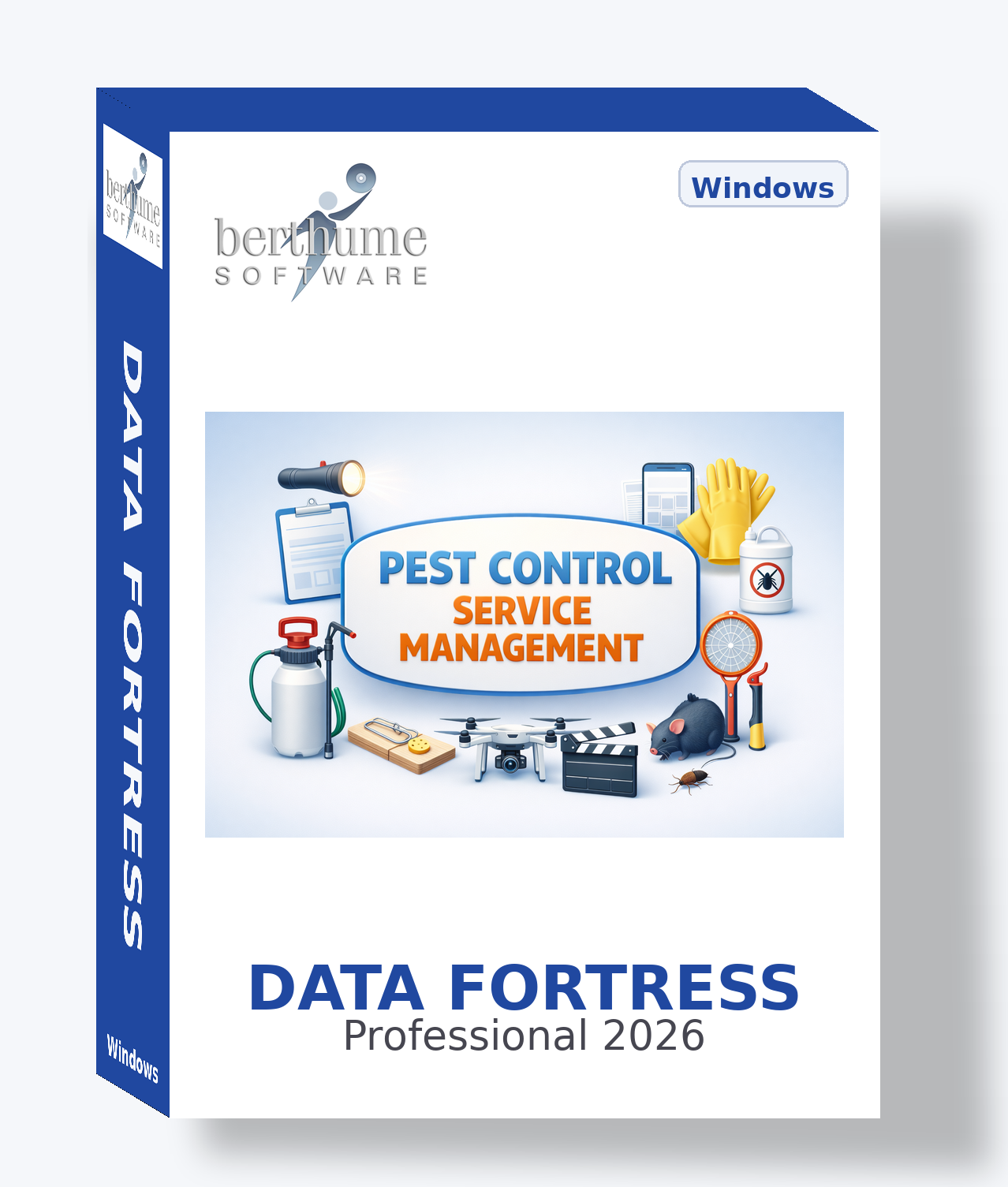 Data Fortress Pest Control Service Management - Software Box