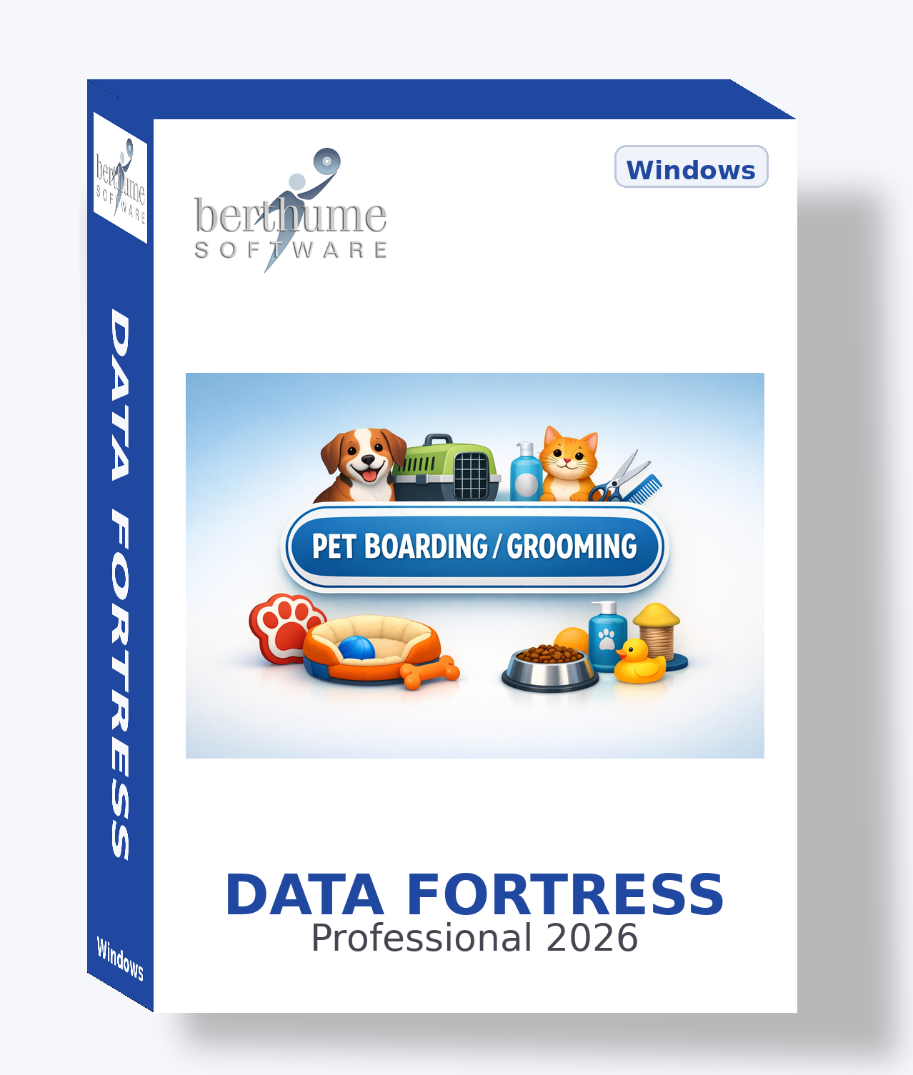 Data Fortress Pet Boarding / Grooming Collection - Software Box